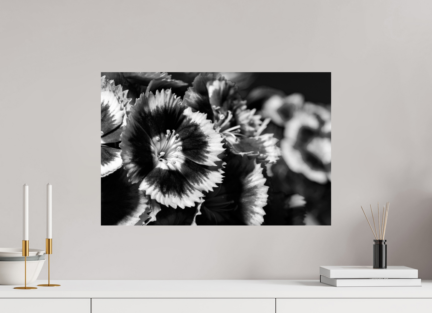 60 x 40 cm, ChromaLuxe HD Metal Print Bartnelke_02