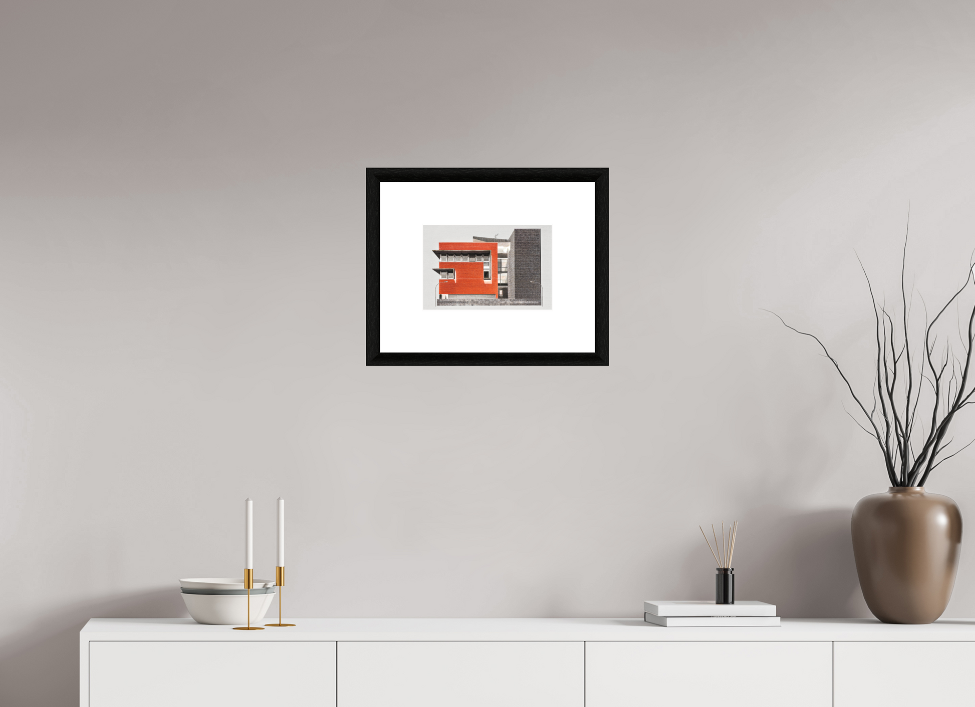 30 x 20 cm, Le Havre _ Framed _Passepartout_Photo Silk Baryta Hahnemuehle Is_Someone_There