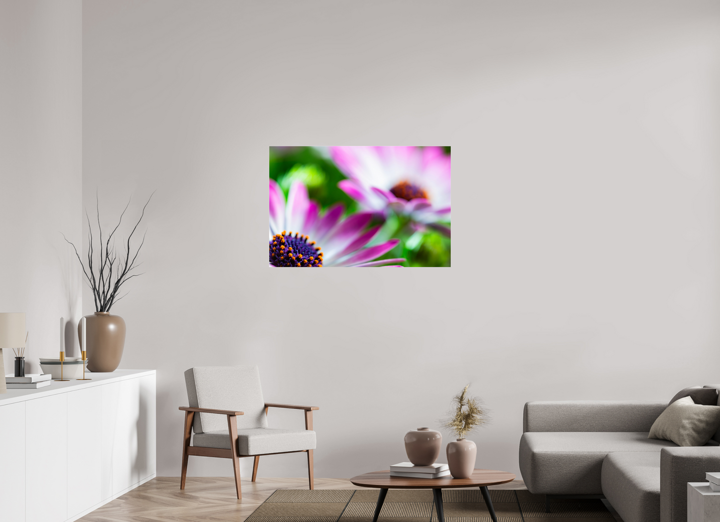 105 x 70 cm, Glänzender Foto-Abzug Acrylglas Kapmargerite_05