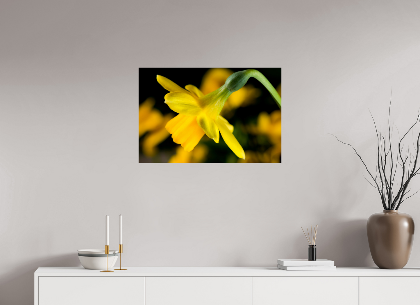 75 x 50 cm, ChromaLuxe HD Metal Print Narzisse_02