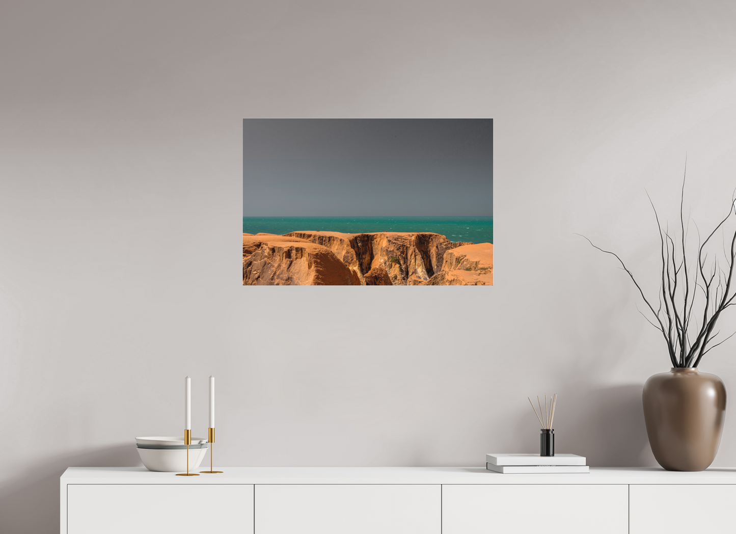 75 x 50 cm, Fine Art Acrylglas Matt Praia das Fontes - Beberibe - CE