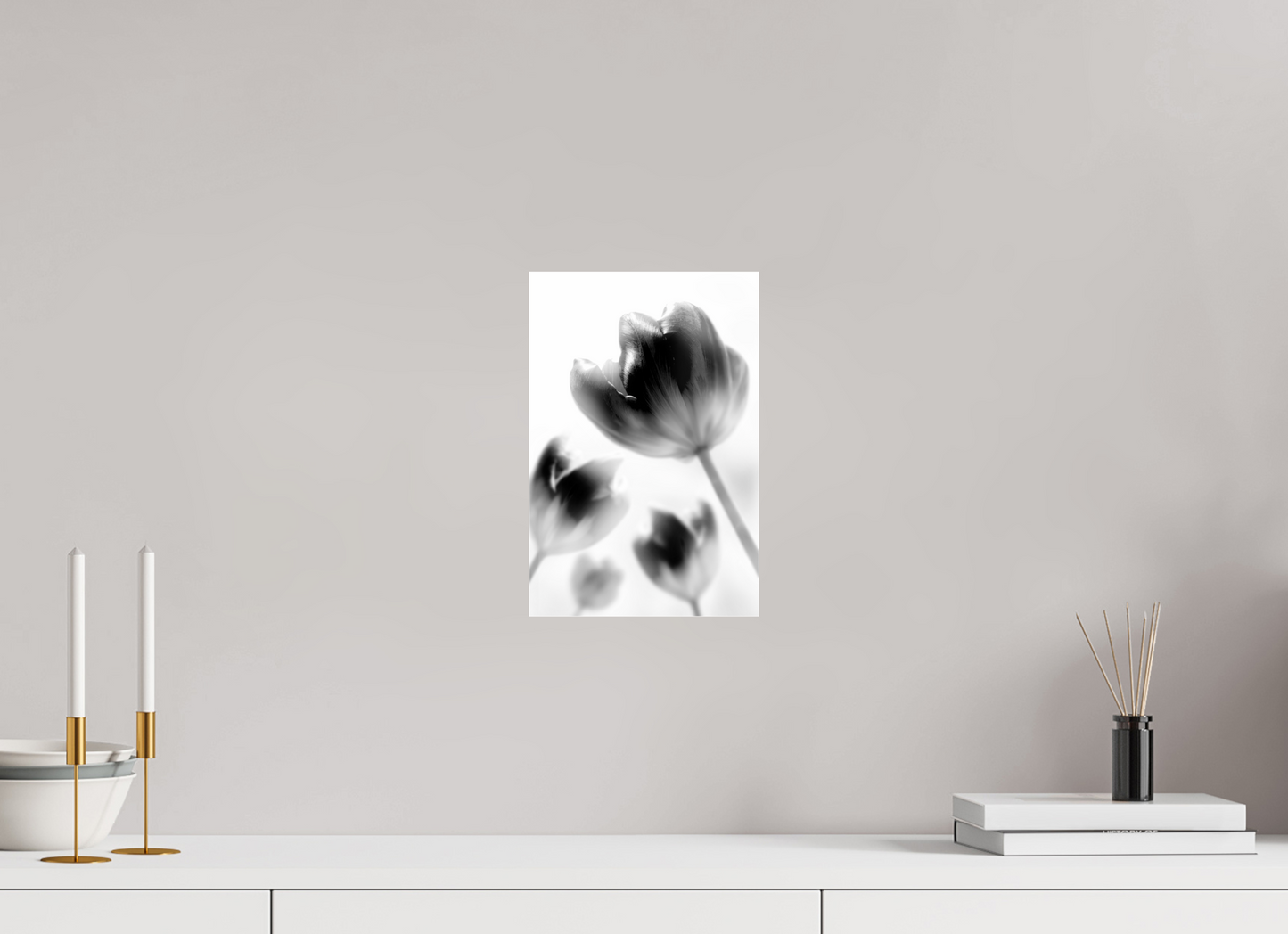 20 x 30 cm, Glänzender Foto-Abzug Acrylglas Tulpe-01