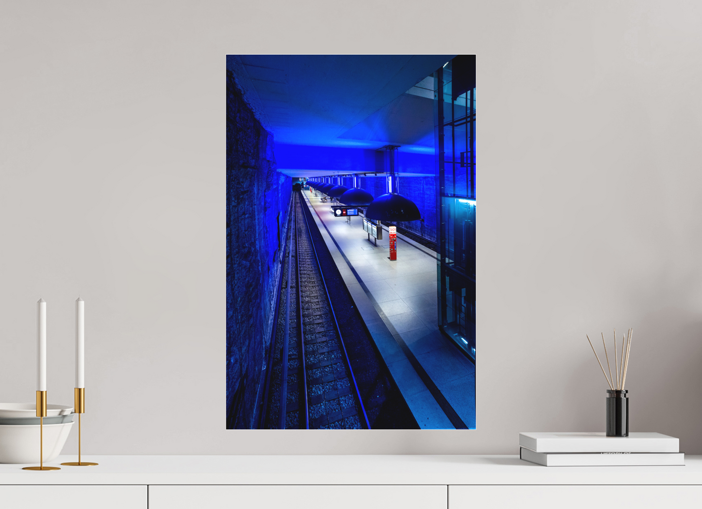 40 x 60 cm, Fine Art Acrylglas Matt Westfriedhof #6 München