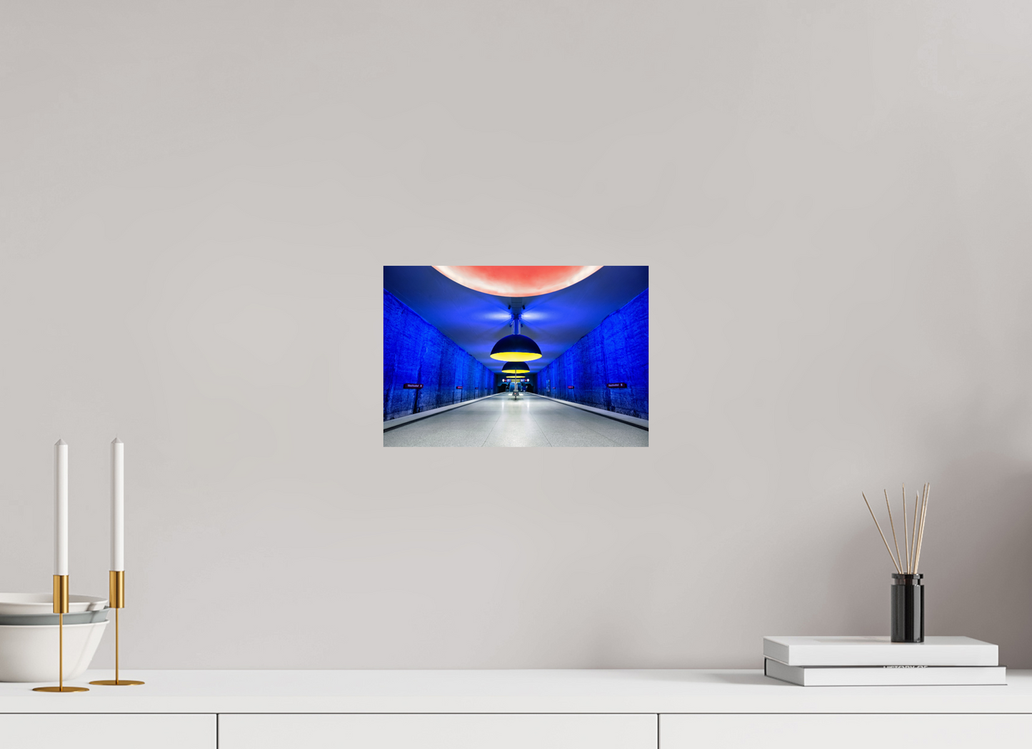 29,3 x 20 cm, Fine Art Print Metallic Edition Westfriedhof #5 - München