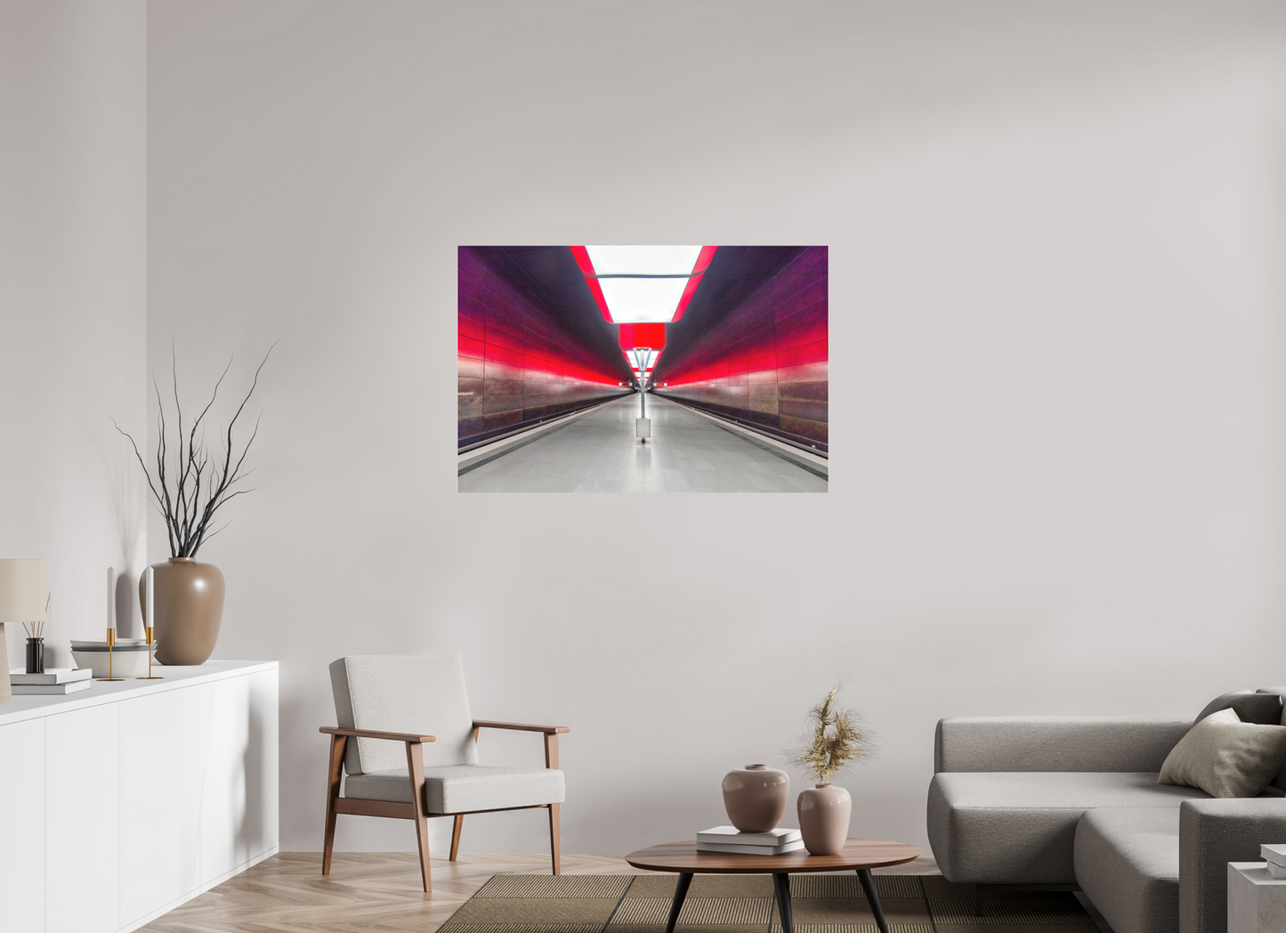 120 x 80 cm, Fine Art Acrylglas Matt Hafen City Universitaet_3 Hamburg