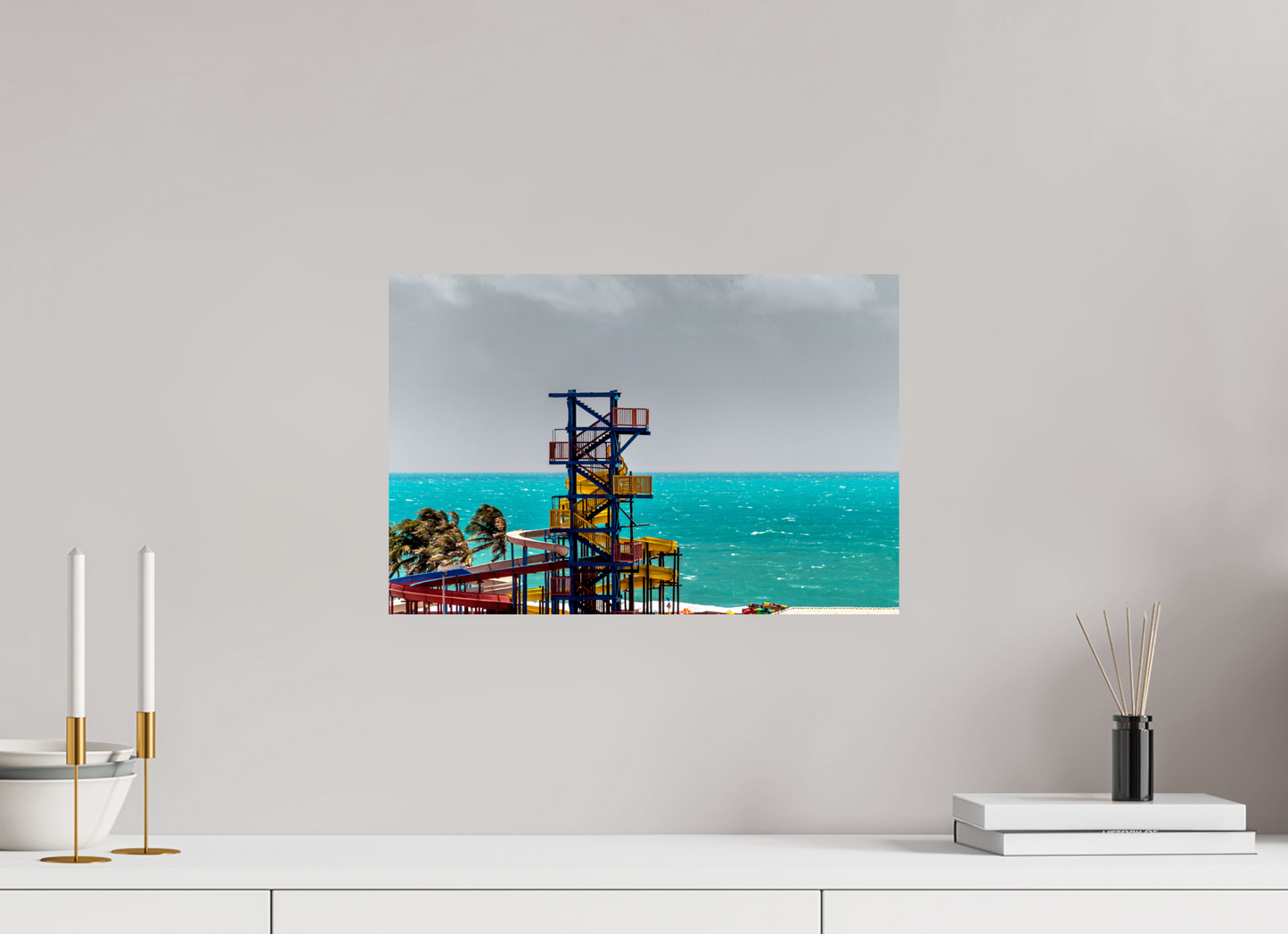 45 x 30 cm, Fine Art Print auf Alu-Dibond ohne Aufhang Praia de Tapera - Aquiraz - CE