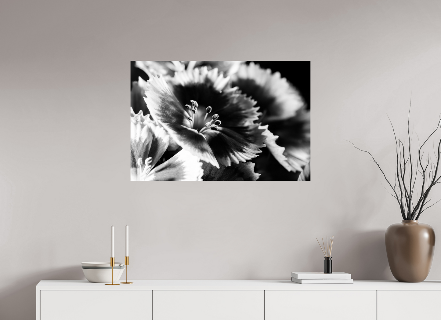 90 x 60 cm, ChromaLuxe HD Metal Print Bartnelke_03