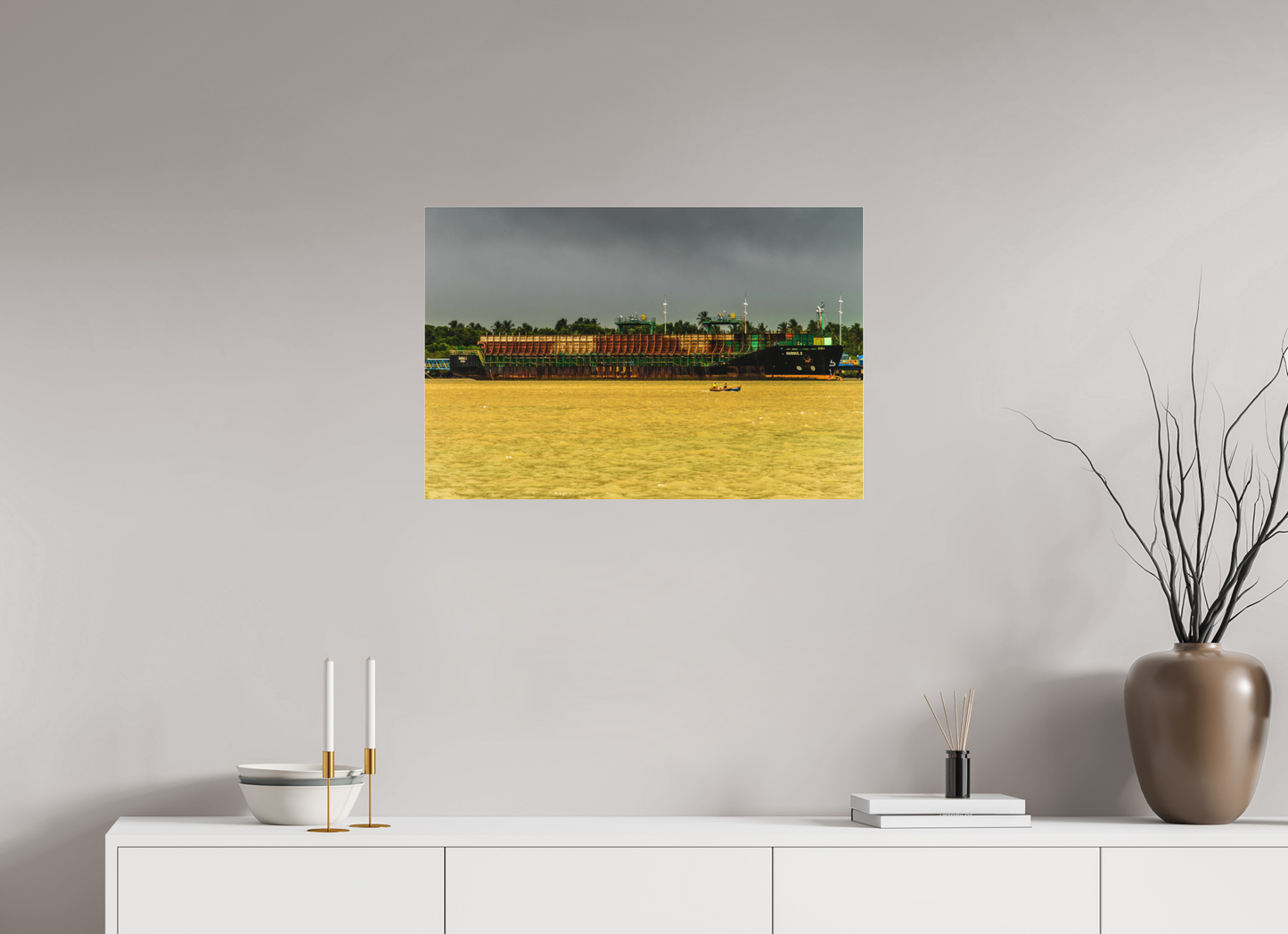 75 x 50 cm, Fine Art Acrylglas Matt Barra de Caravelas - Caravelas - BA