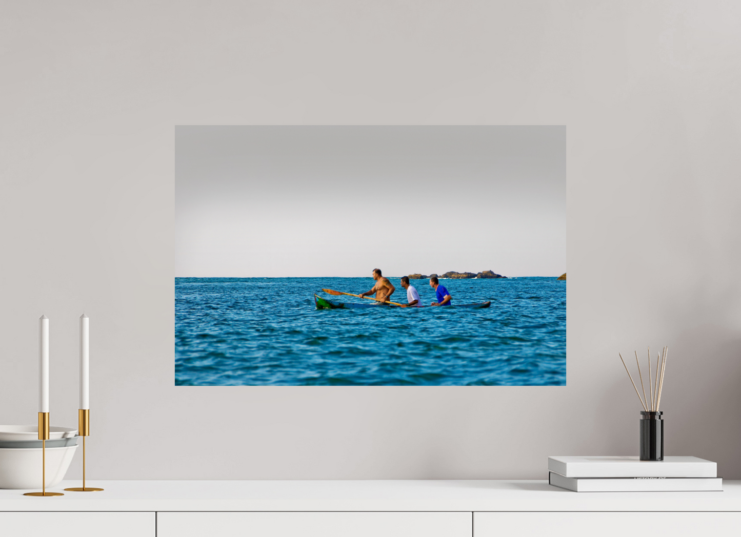 60 x 40 cm, Fine Art Print auf Alu-Dibond ohne Aufhang Ilha Vitória - Ilhabela - SP#2