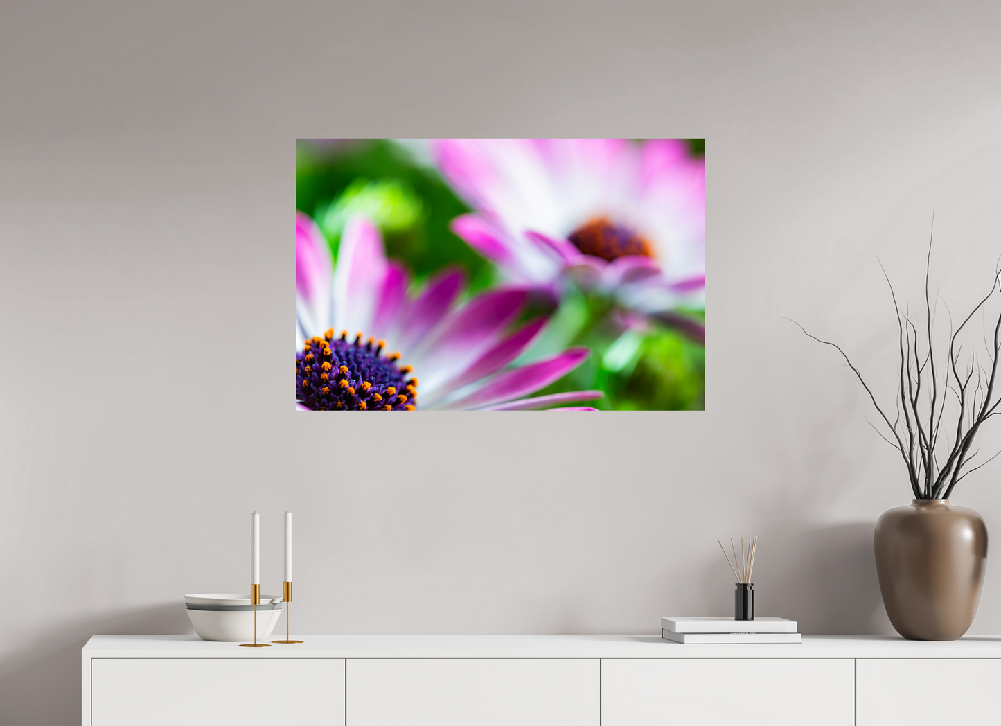 90 x 60 cm, ChromaLuxe HD Metal Print Kapmargerite_05