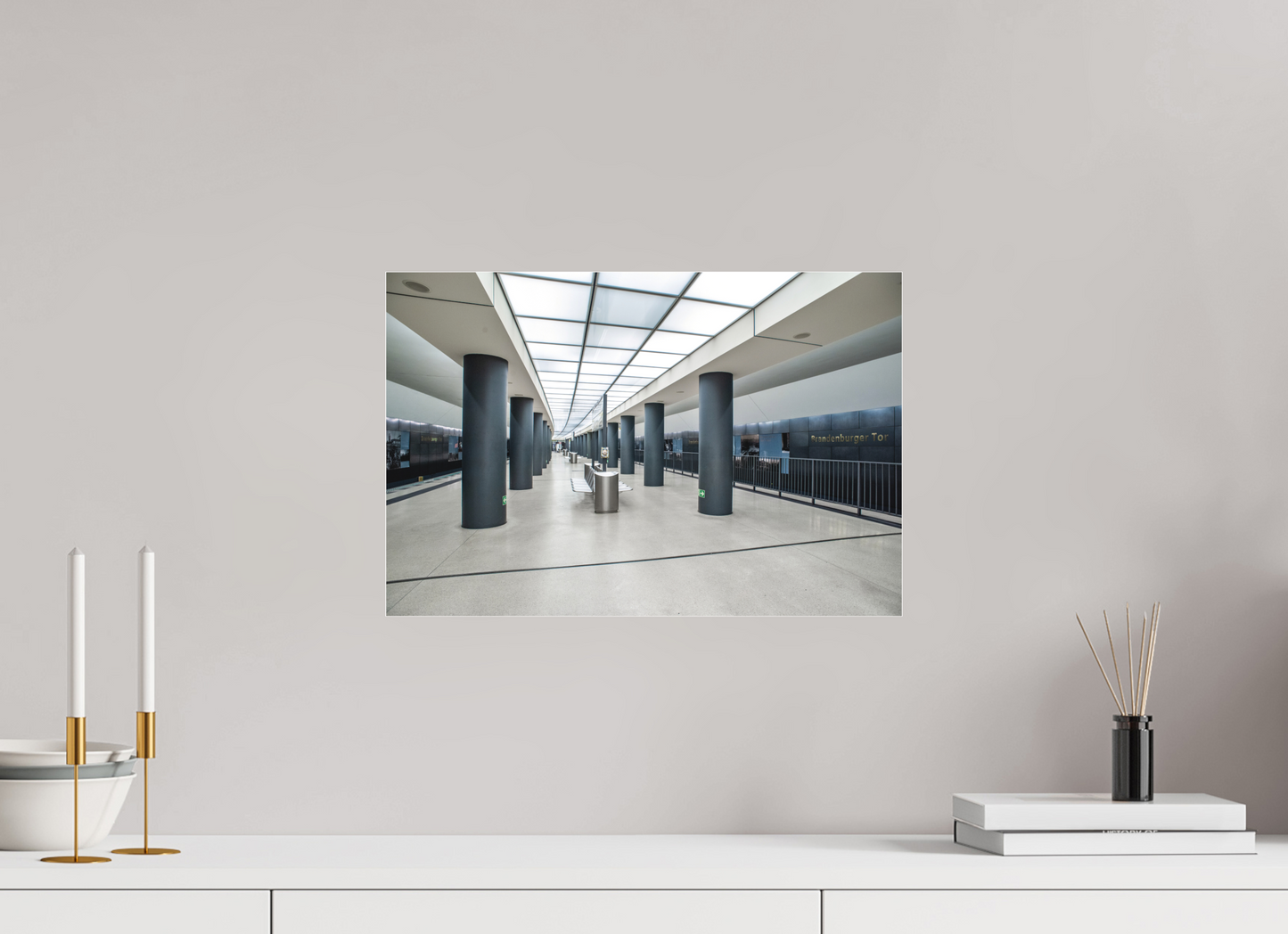 45 x 30 cm, Fine Art Acrylglas Matt Brandenburger-Tor #3 Berlin