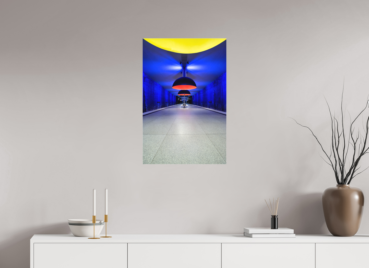 50 x 75 cm, Fine Art Acrylglas Matt München - Westfriedhof #4