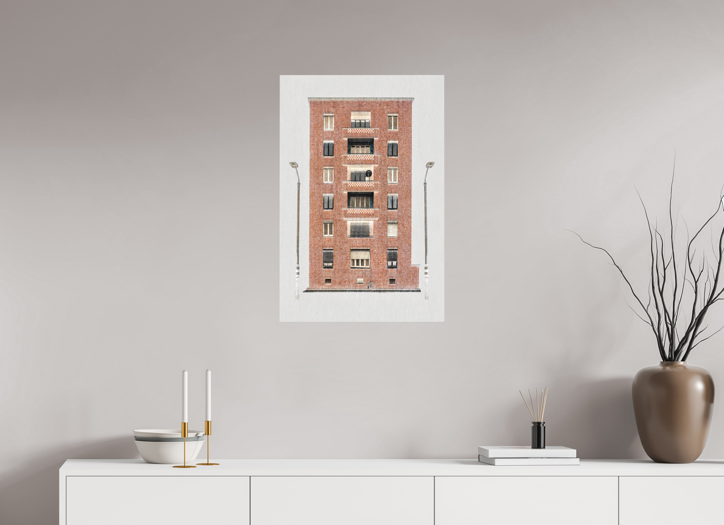 50 x 75 cm, Fine Art Acrylglas Matt Two_Lights