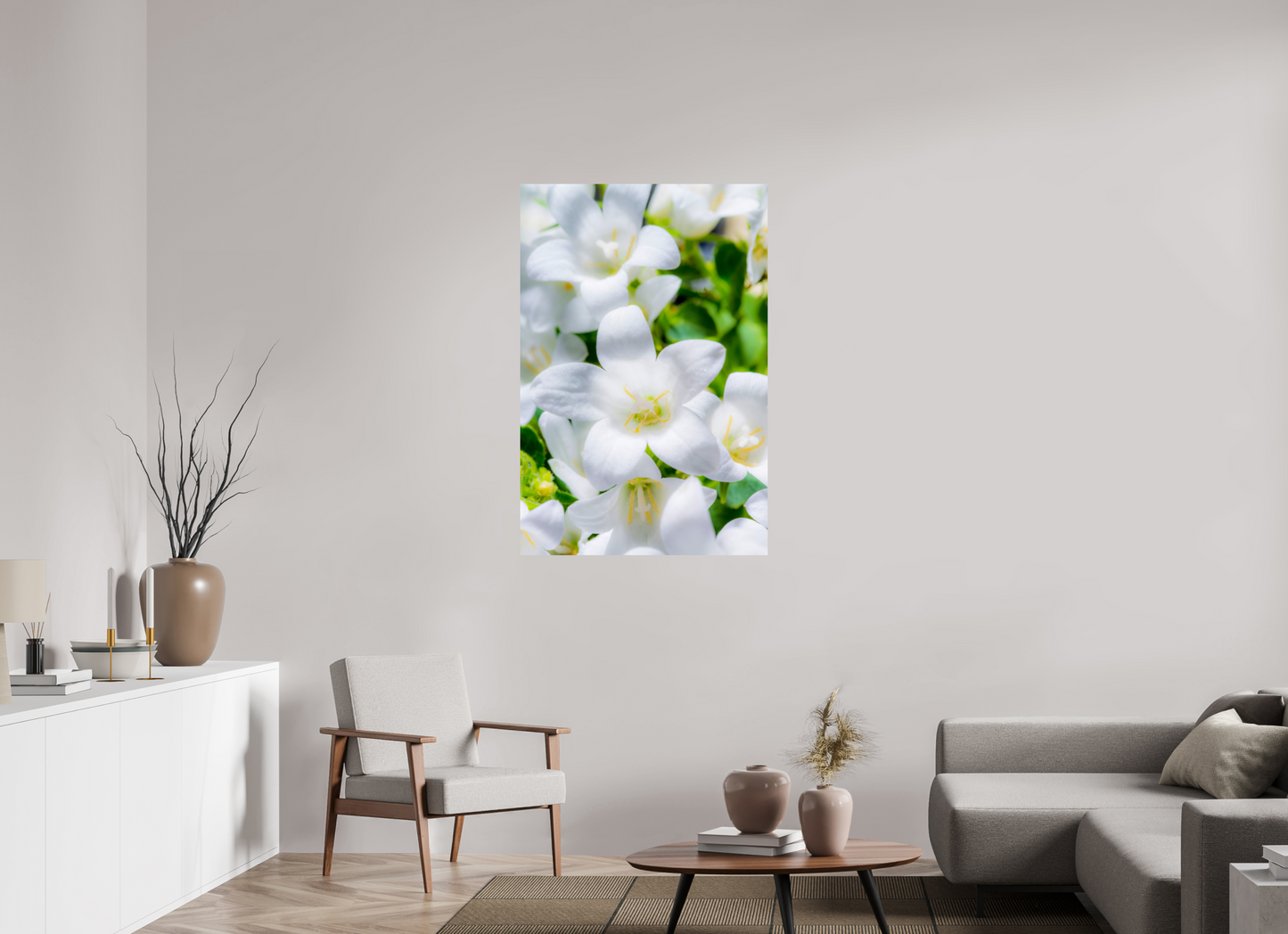 80 x 120 cm, Fine Art Print Baryta auf Alu-Dibond Glockenblume_03
