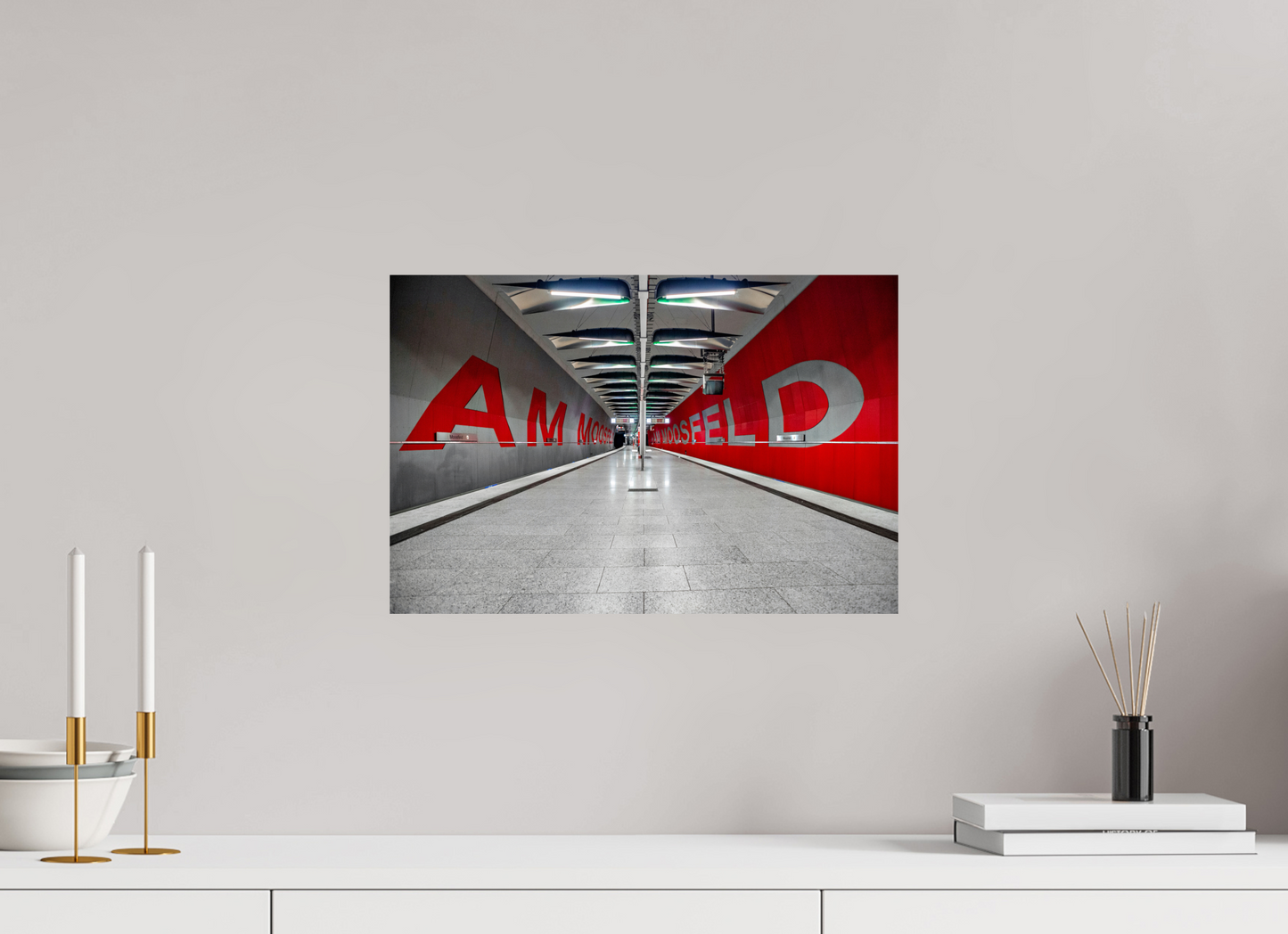 45 x 30 cm, Fine Art Print Metallic Edition Am Moosfeld #1 München