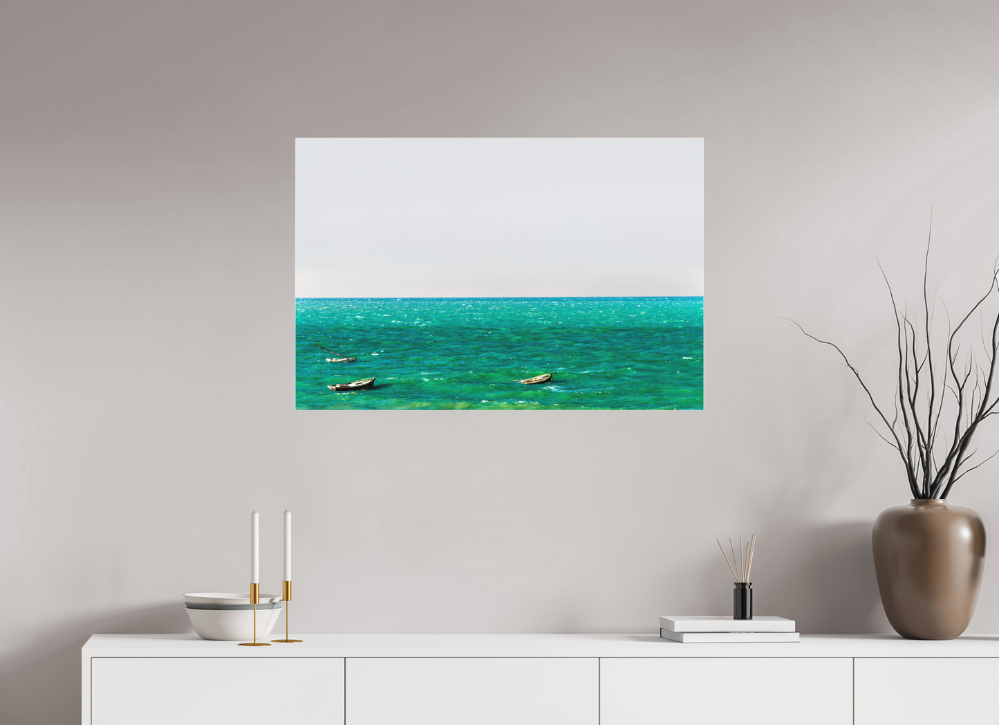 90 x 60 cm, Fine Art Acrylglas Matt Praia de Canoa Quebrada - Canoa Quebrada- CE