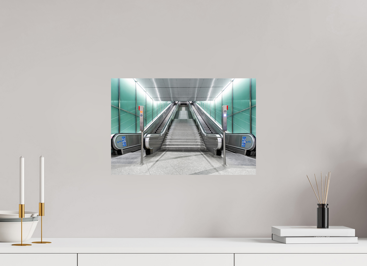 45 x 30 cm, Fine Art Print Metallic Edition Duefelrlstrasse #2 München