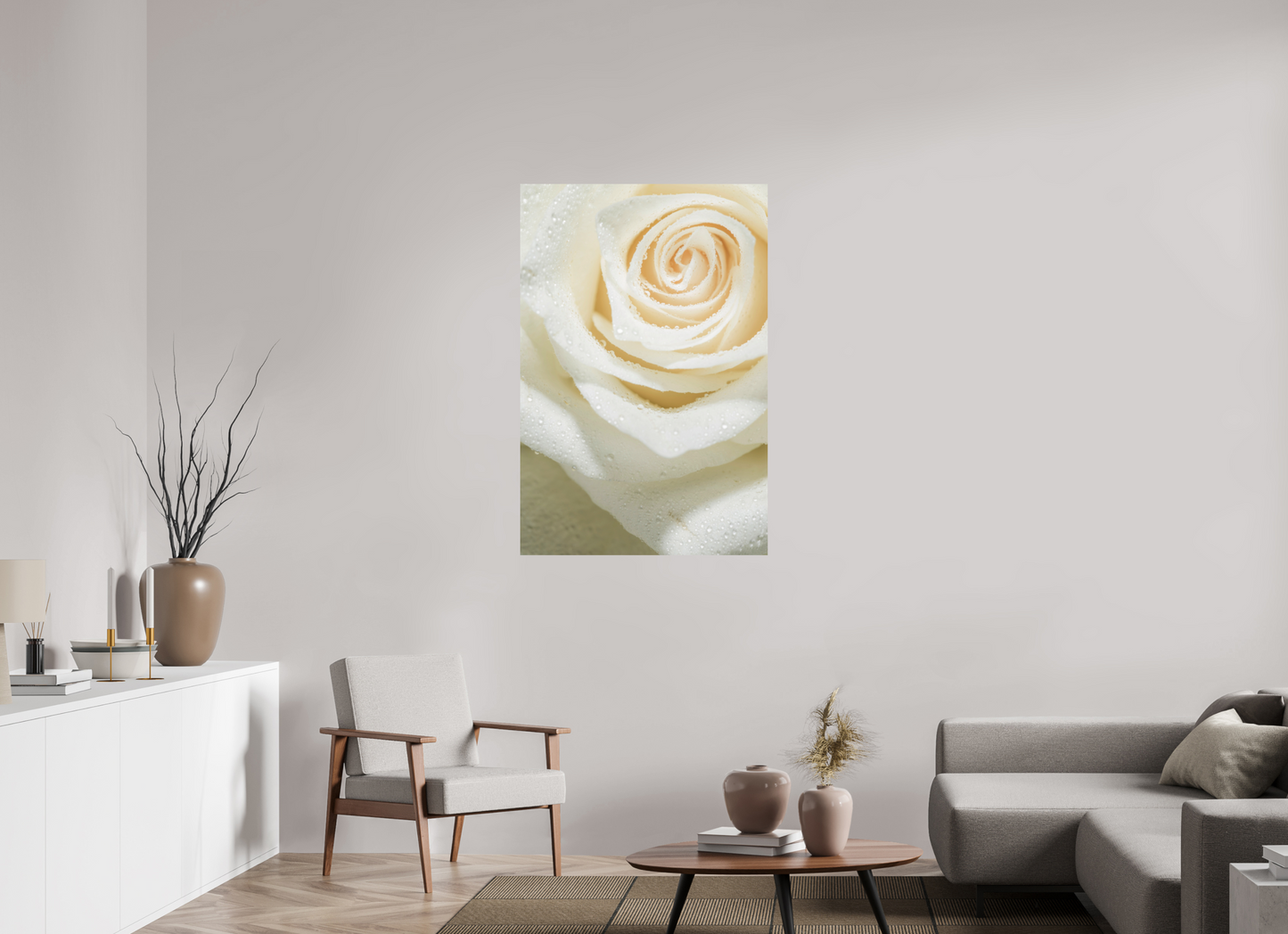 80 x 120 cm, Fine Art Print Baryta auf Alu-Dibond Rose_03