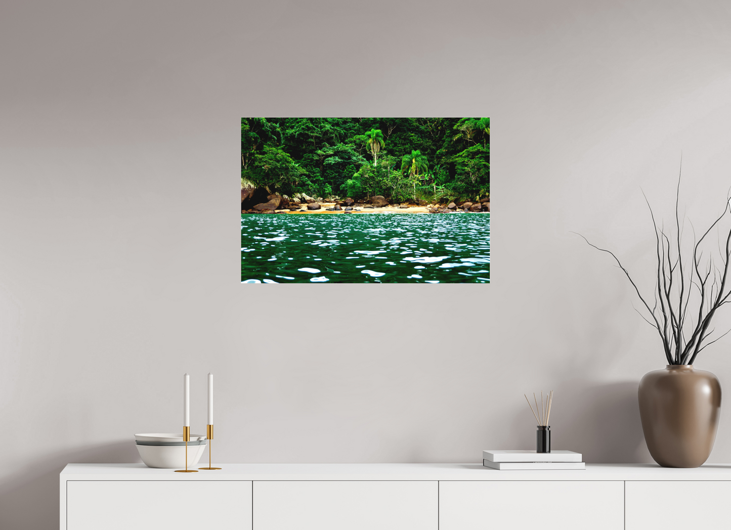 75 x 50 cm, Fine Art Acrylglas Matt Costa de Ubatuba - Ubatuba - SP