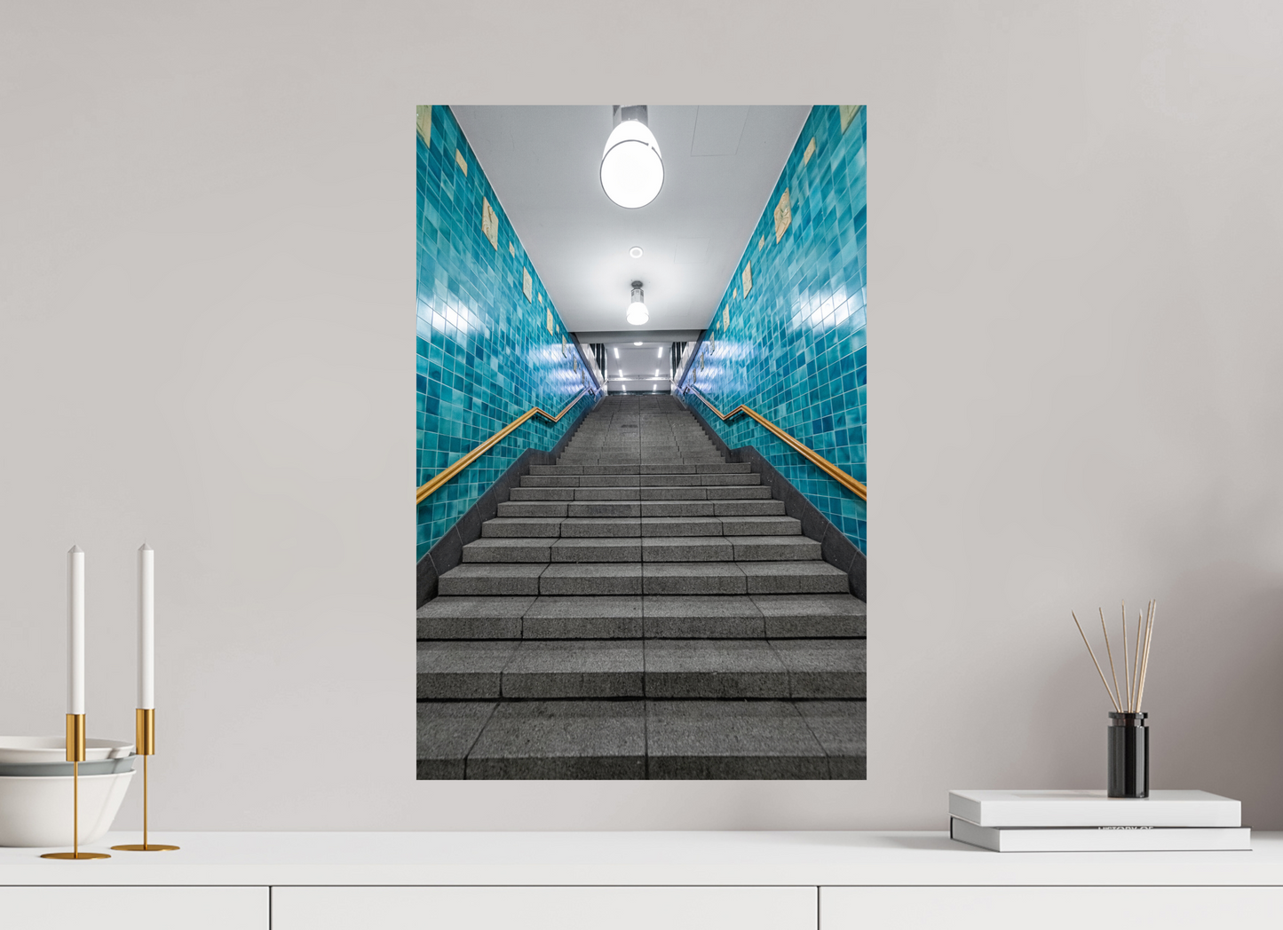40 x 60 cm, Fine Art Print Metallic Edition Sierichstrasse #5 Hamburg