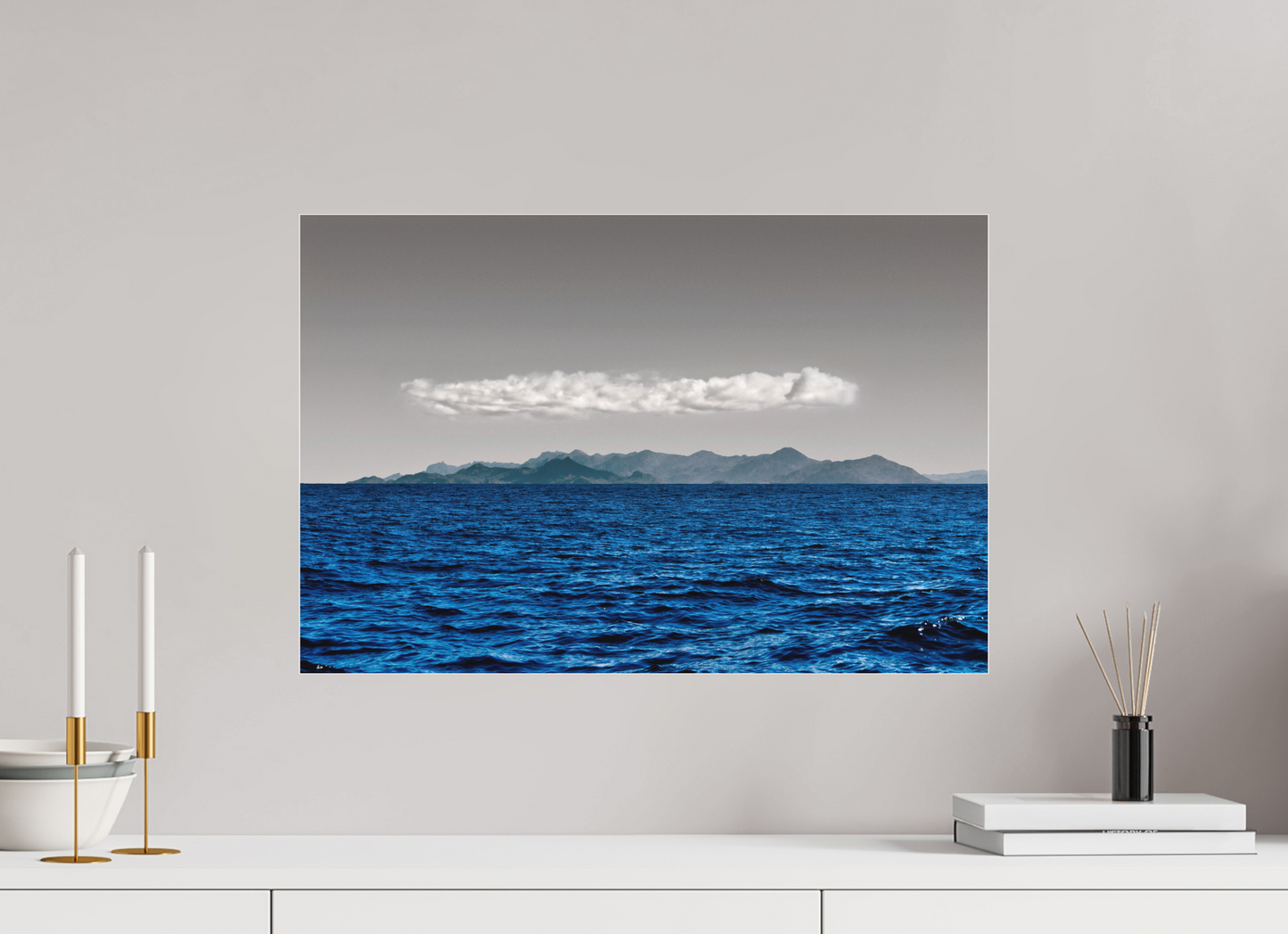 60 x 40 cm, Fine Art Acrylglas Matt Vista da Costa - Peruíbe - SP