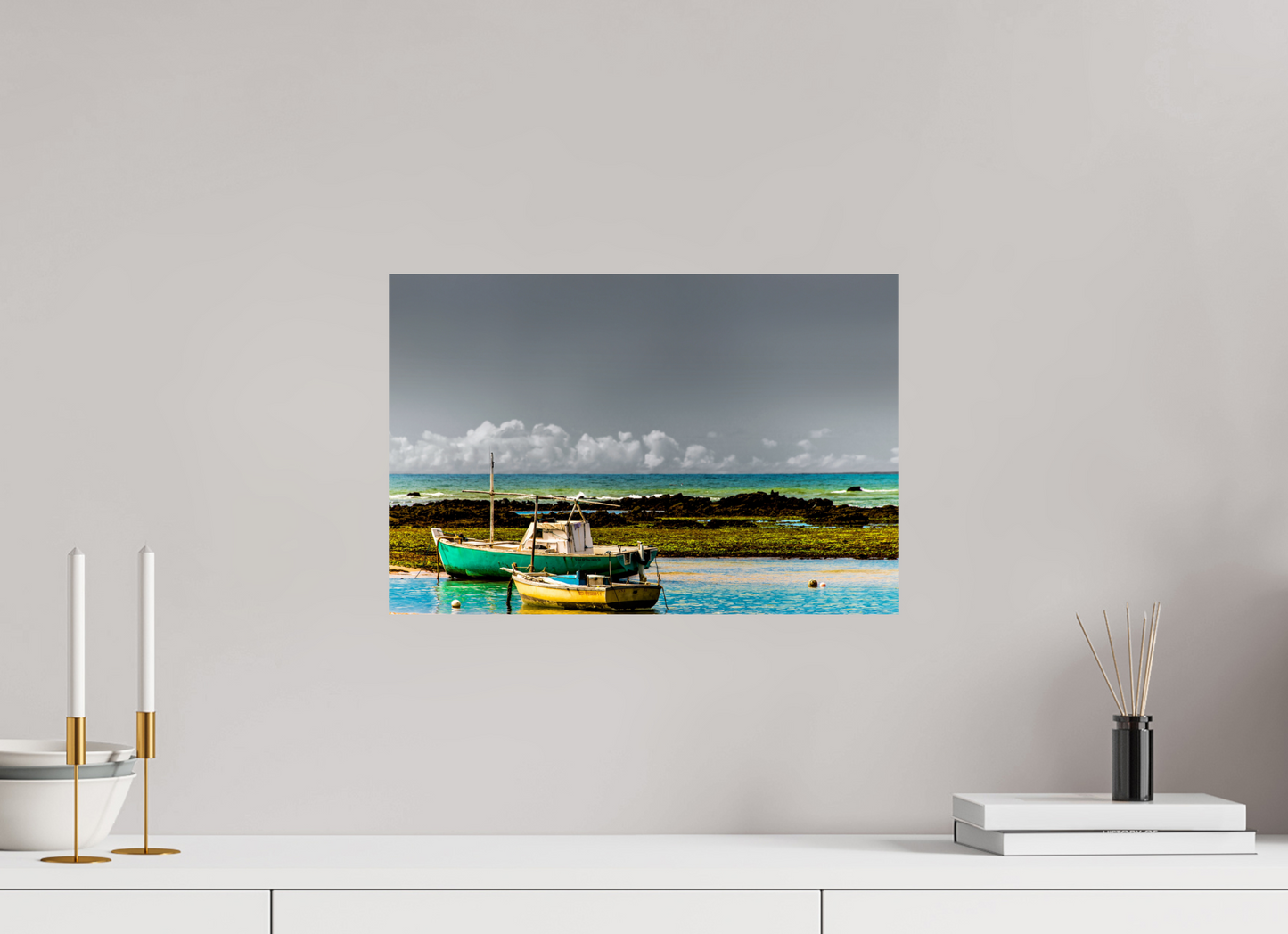 45 x 30 cm, Fine Art Print auf Alu-Dibond ohne Aufhang Itapuã - Salvador - BA