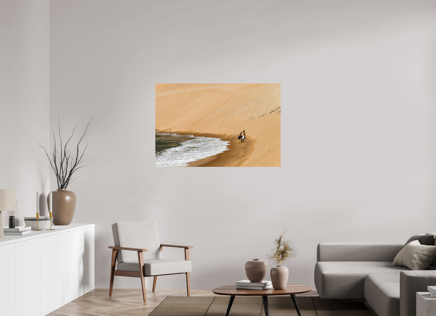 120 x 80 cm, Fine Art Print auf Alu-Dibond ohne Aufhang Genipabu - Extremoz - RN #3