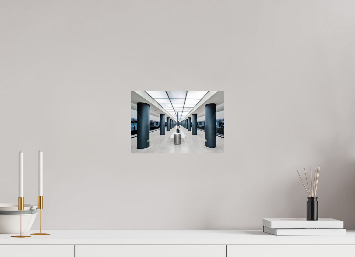 30 x 20 cm, Fine Art Print Metallic Edition Brandenburger-Tor #2 Berlin