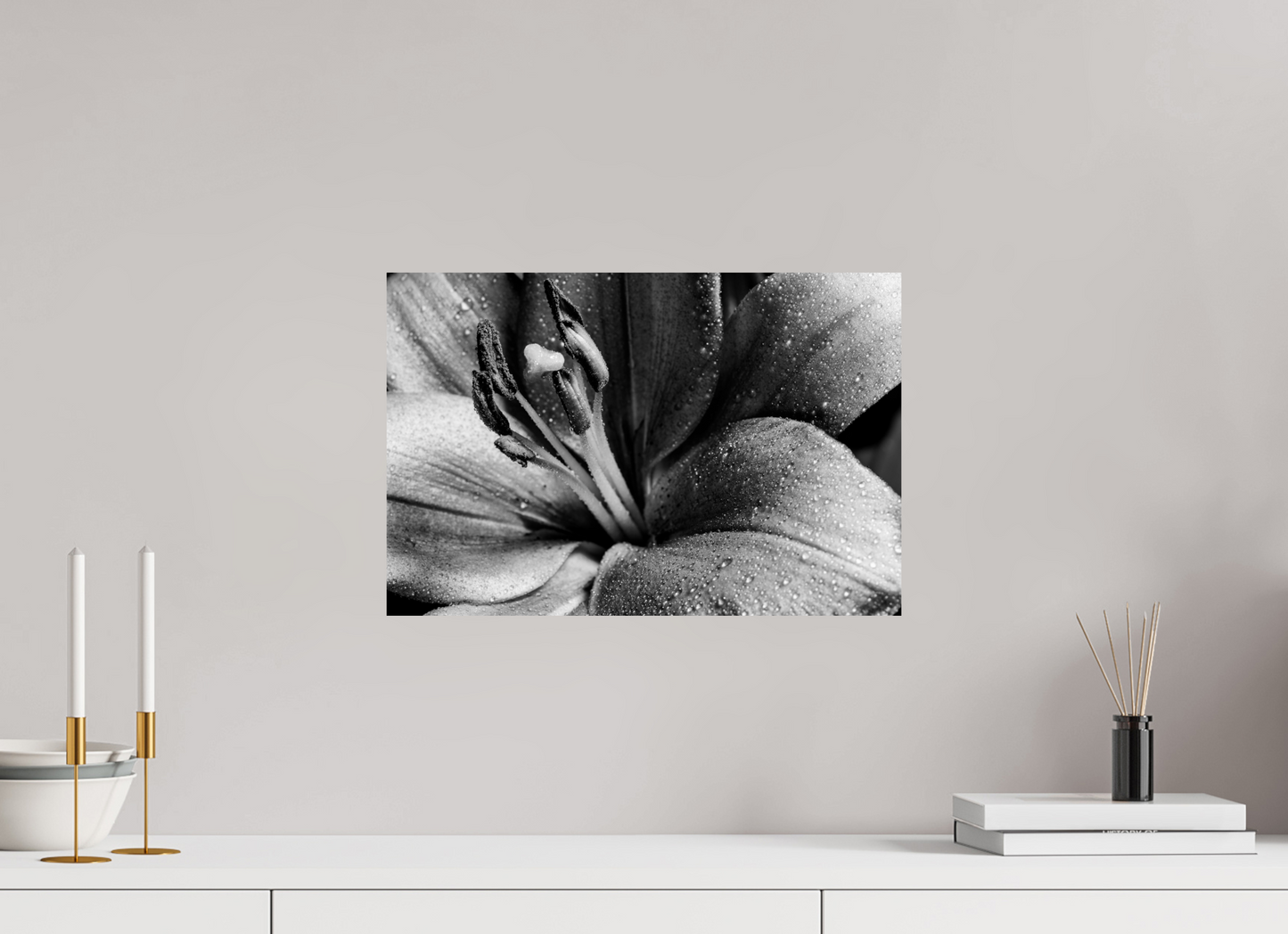 45 x 30 cm, ChromaLuxe HD Metal Print Lilie_03