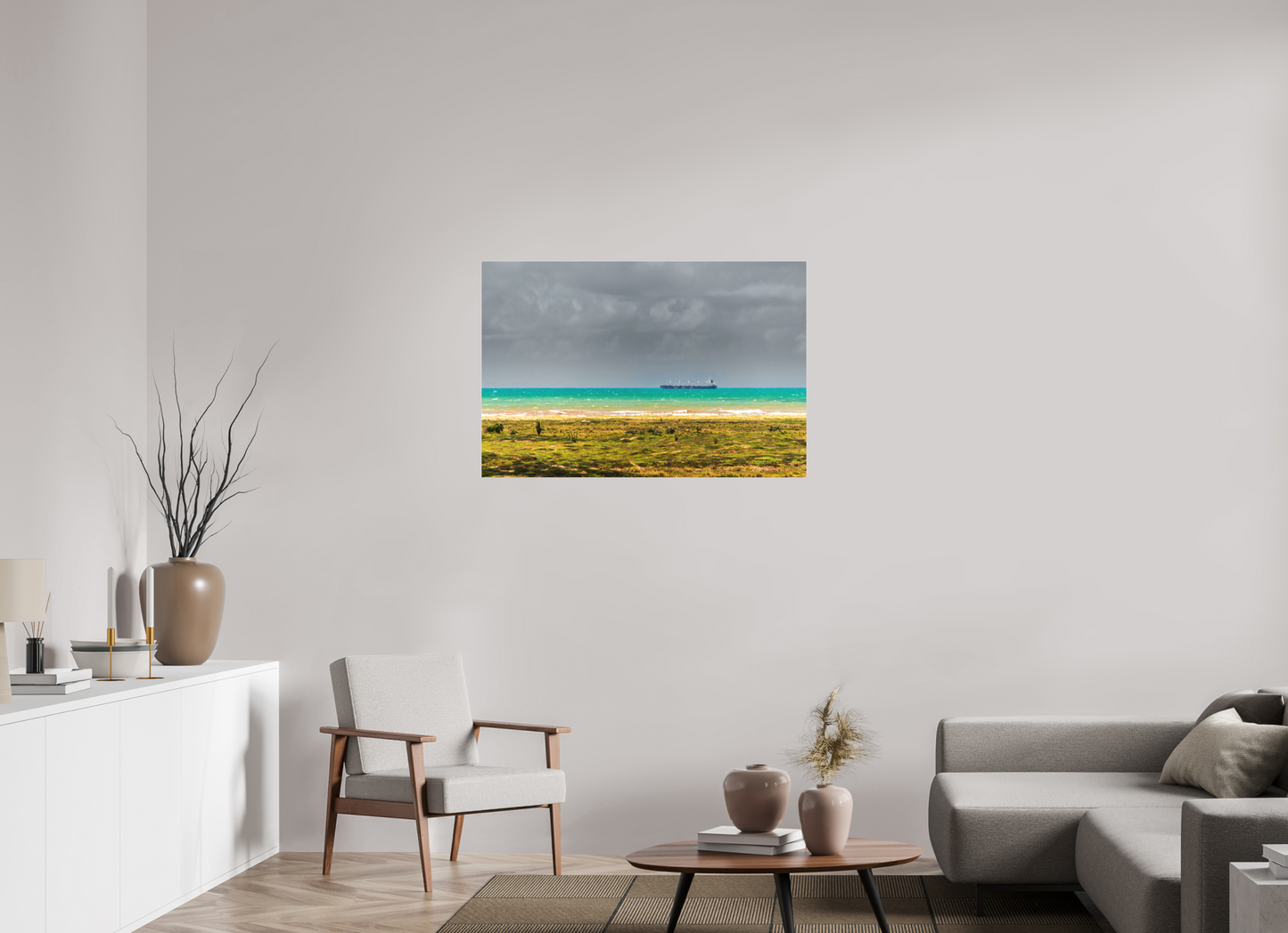 105 x 70 cm, Fine Art Acrylglas Matt Barra dos Coqueiros - SE