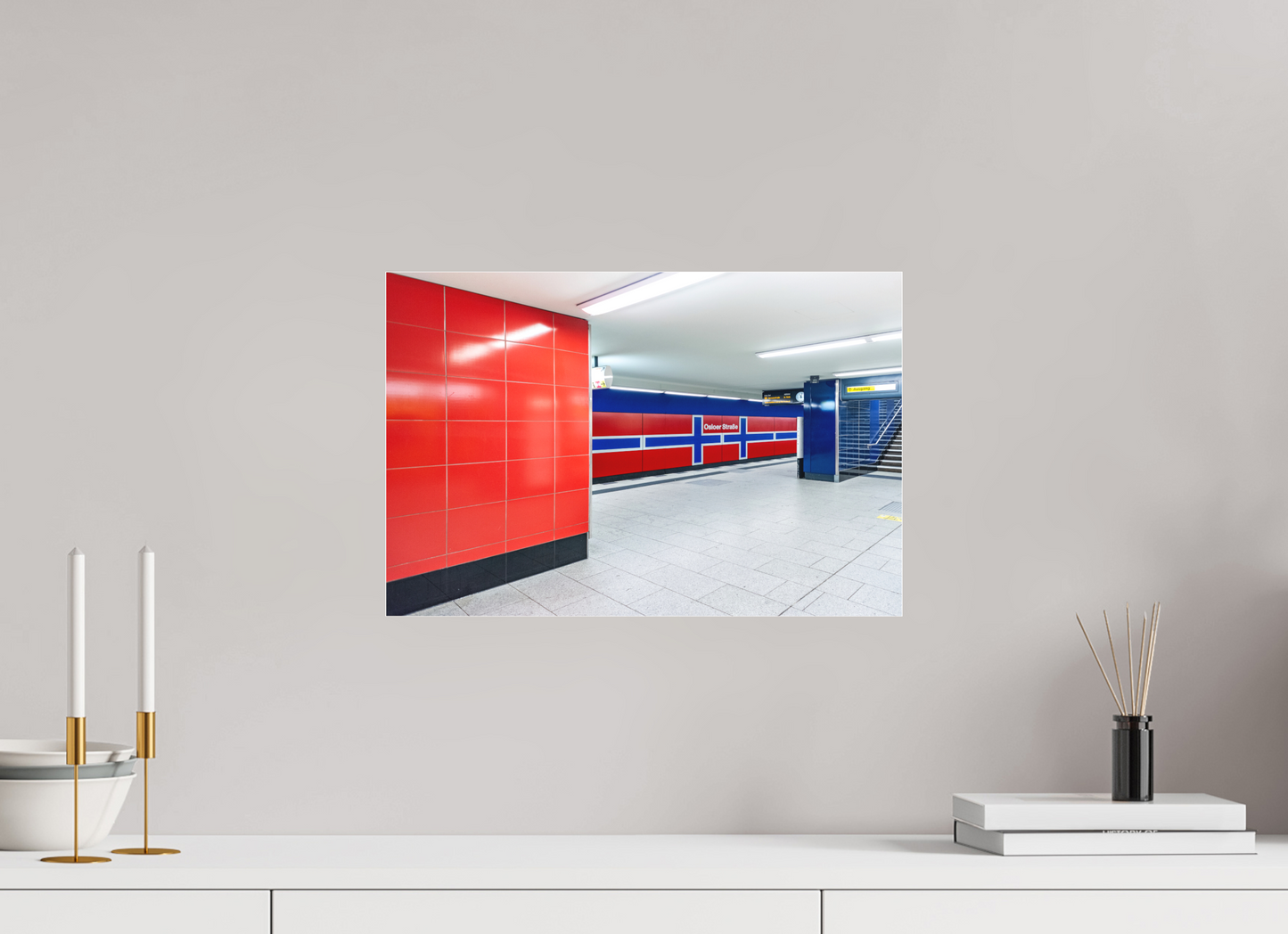 45 x 30 cm, Fine Art Acrylglas Matt Osloer-Strasse #1 Berlin