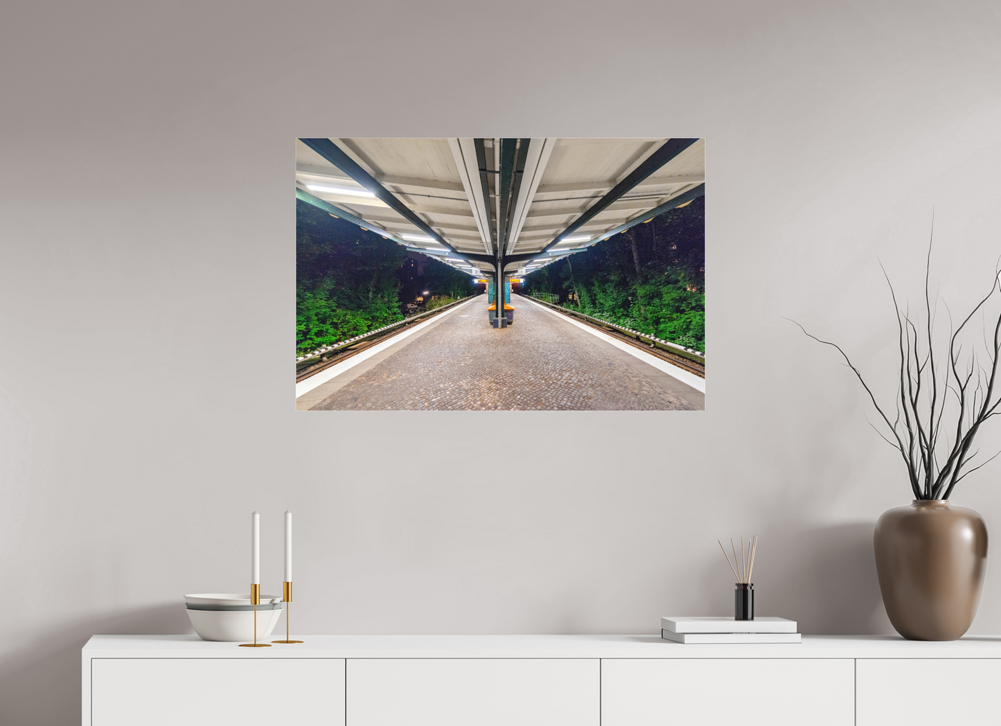 90 x 60 cm, Fine Art Acrylglas Matt Sierichstraße #1 Hamburg