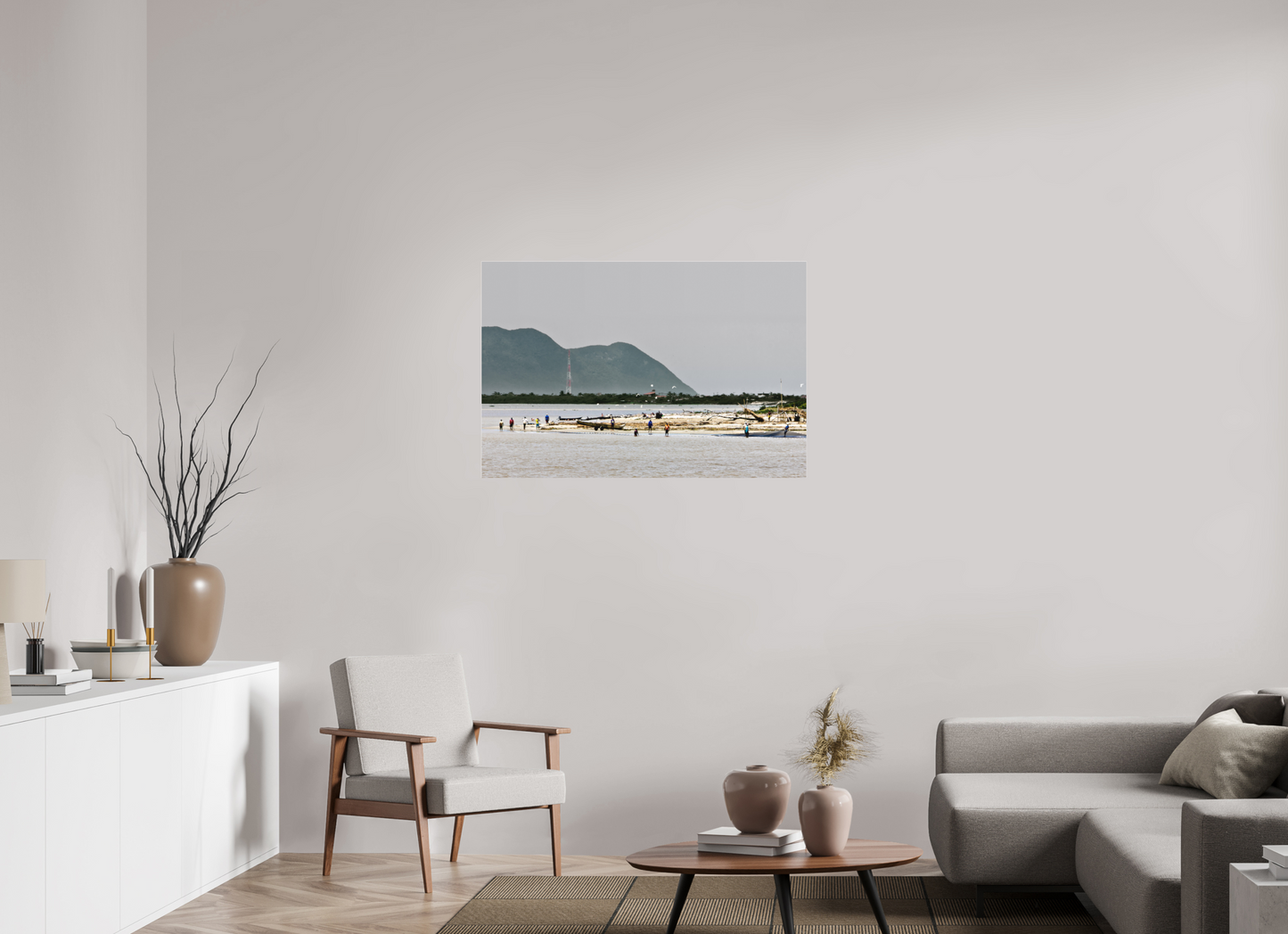 105 x 70 cm, Fine Art Acrylglas Matt Barra Da Juréia - Juréia- SP