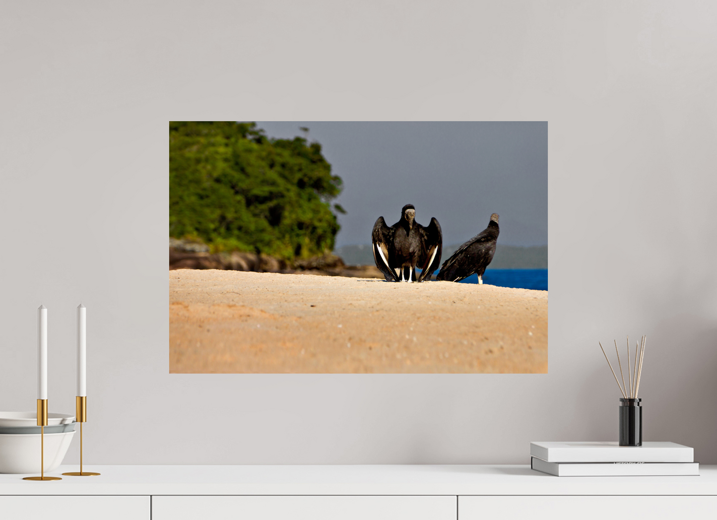 60 x 40 cm, Fine Art Print auf Alu-Dibond ohne Aufhang As Ilhas - Caraguatatuba - SP