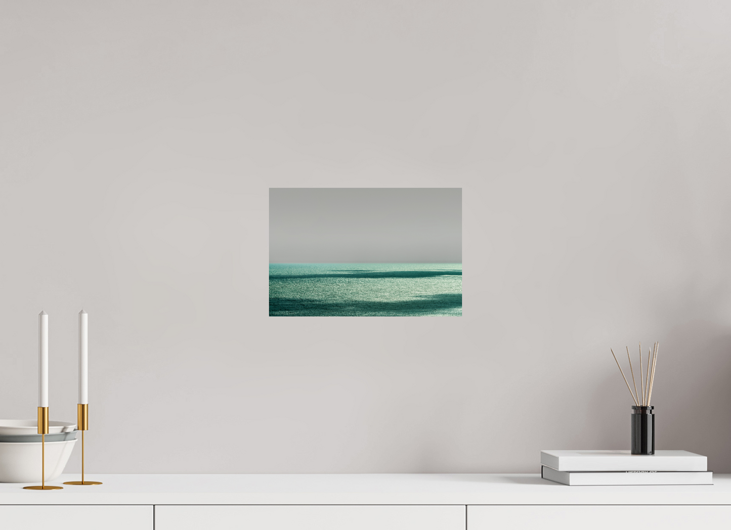 30 x 20 cm, Fine Art Print auf Alu-Dibond ohne Aufhang Book Cover Brazil Waterline -RN
