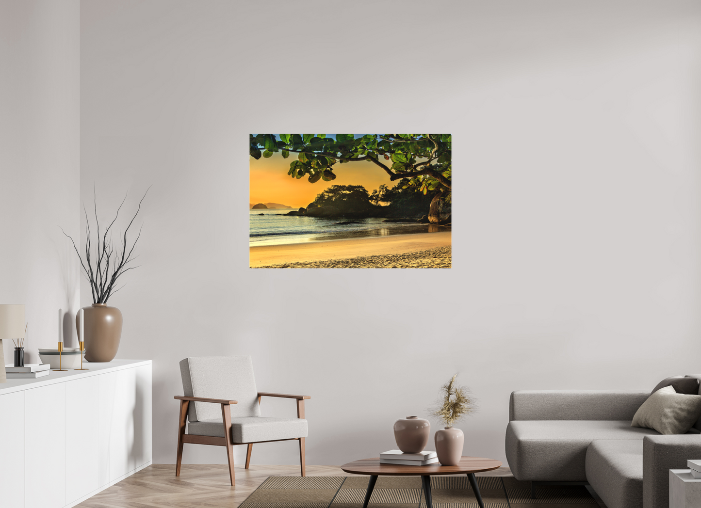 120 x 80 cm, Fine Art Acrylglas Matt Praia do Félix - SP