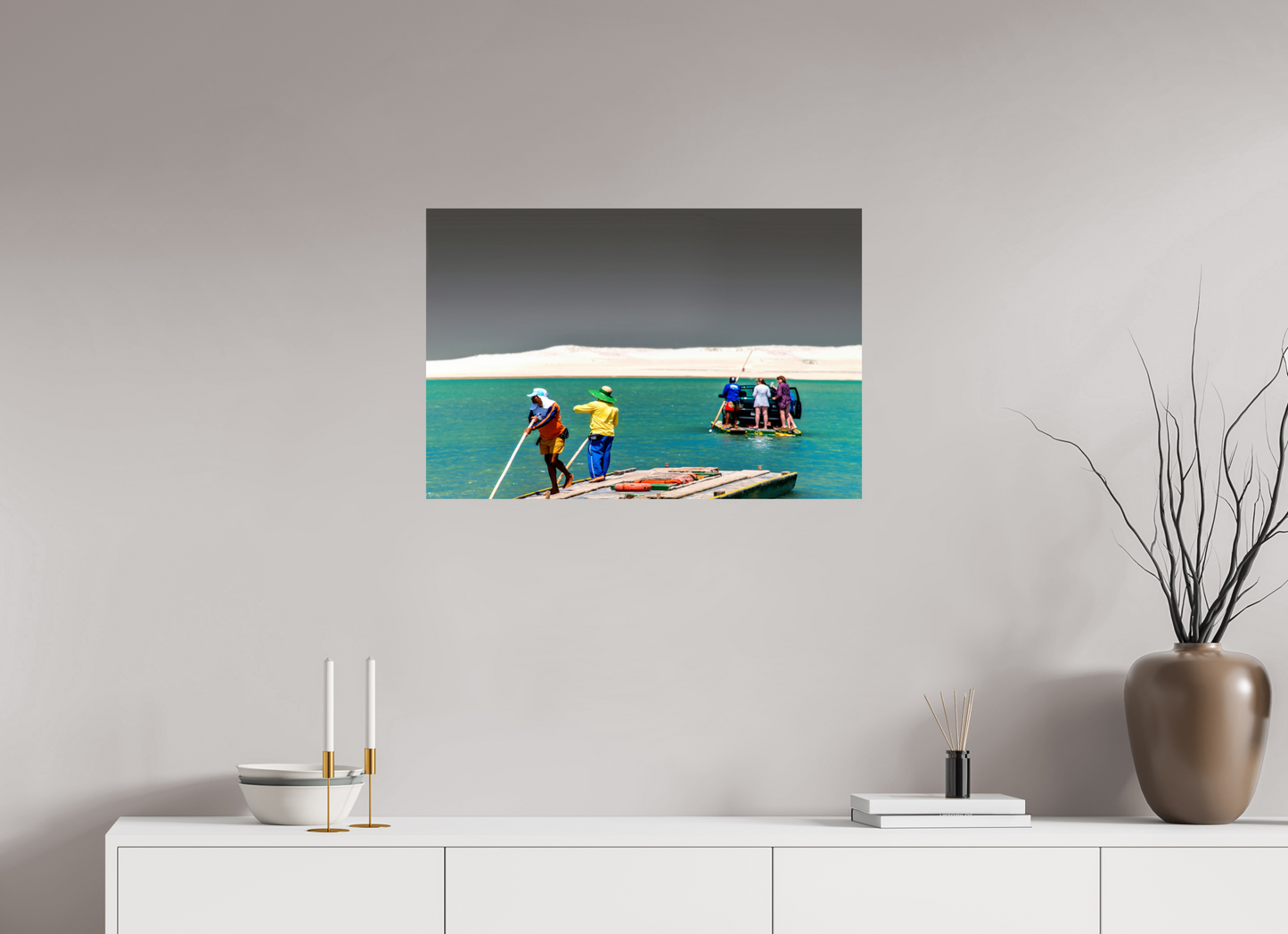 75 x 50 cm, Fine Art Print auf Alu-Dibond ohne Aufhang Genipabu - Extremoz - RN #2