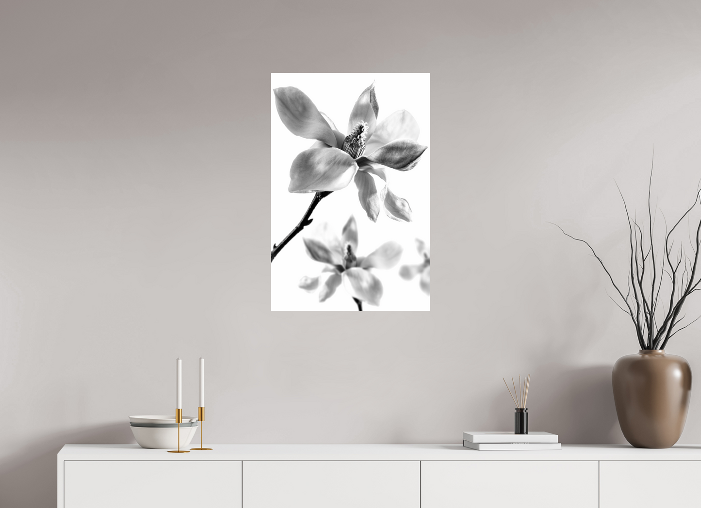 50 x 75 cm, ChromaLuxe HD Metal Print Magnolie_03