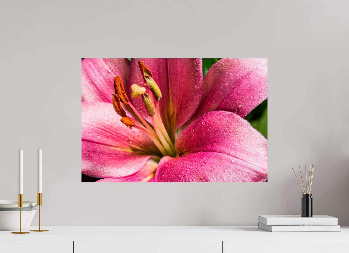 60 x 40 cm, ChromaLuxe HD Metal Print Lilie_02