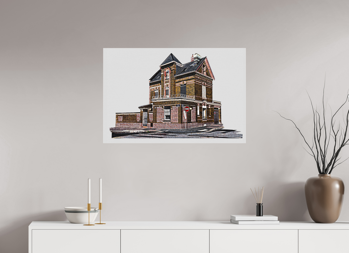 90 x 60 cm, Fine Art Acrylglas Matt Rue_De_Tourville