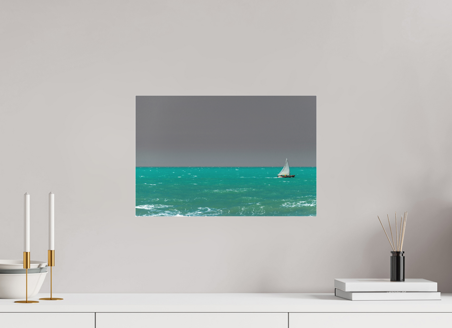 45 x 30 cm, Fine Art Acrylglas Matt Praia do Rosado - Porto do Mangue - RN