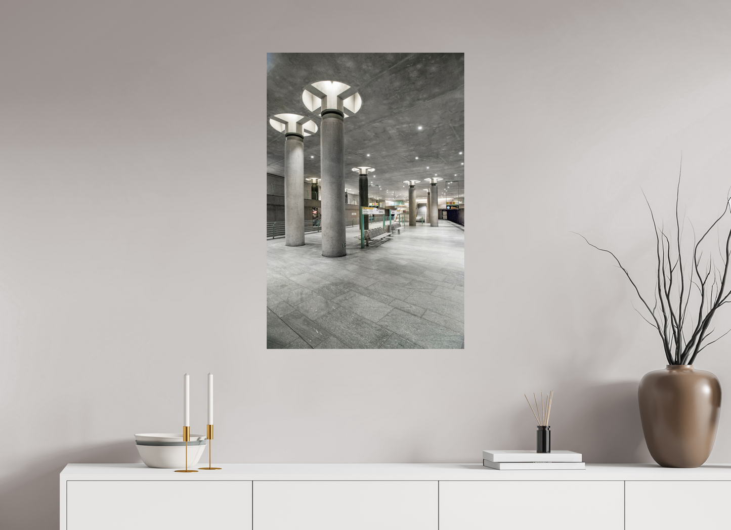 60 x 90 cm, Fine Art Print Metallic Edition Bundestag #2 Berlin