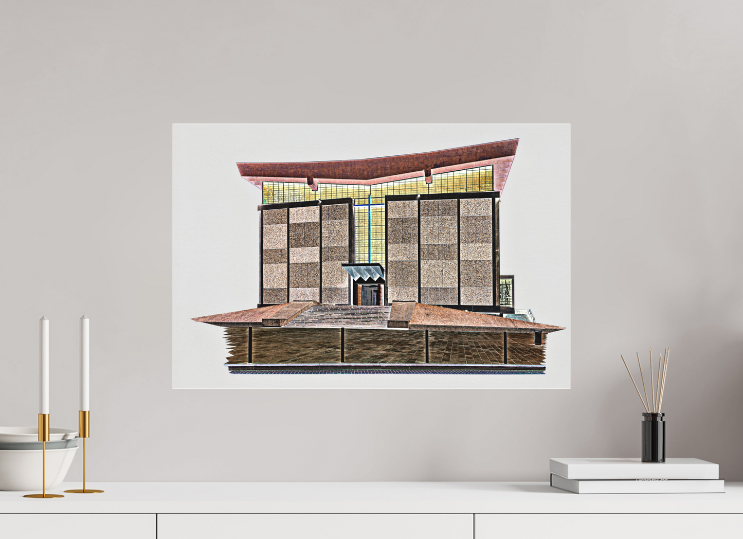 60 x 40 cm, Fine Art Acrylglas Matt Church_2