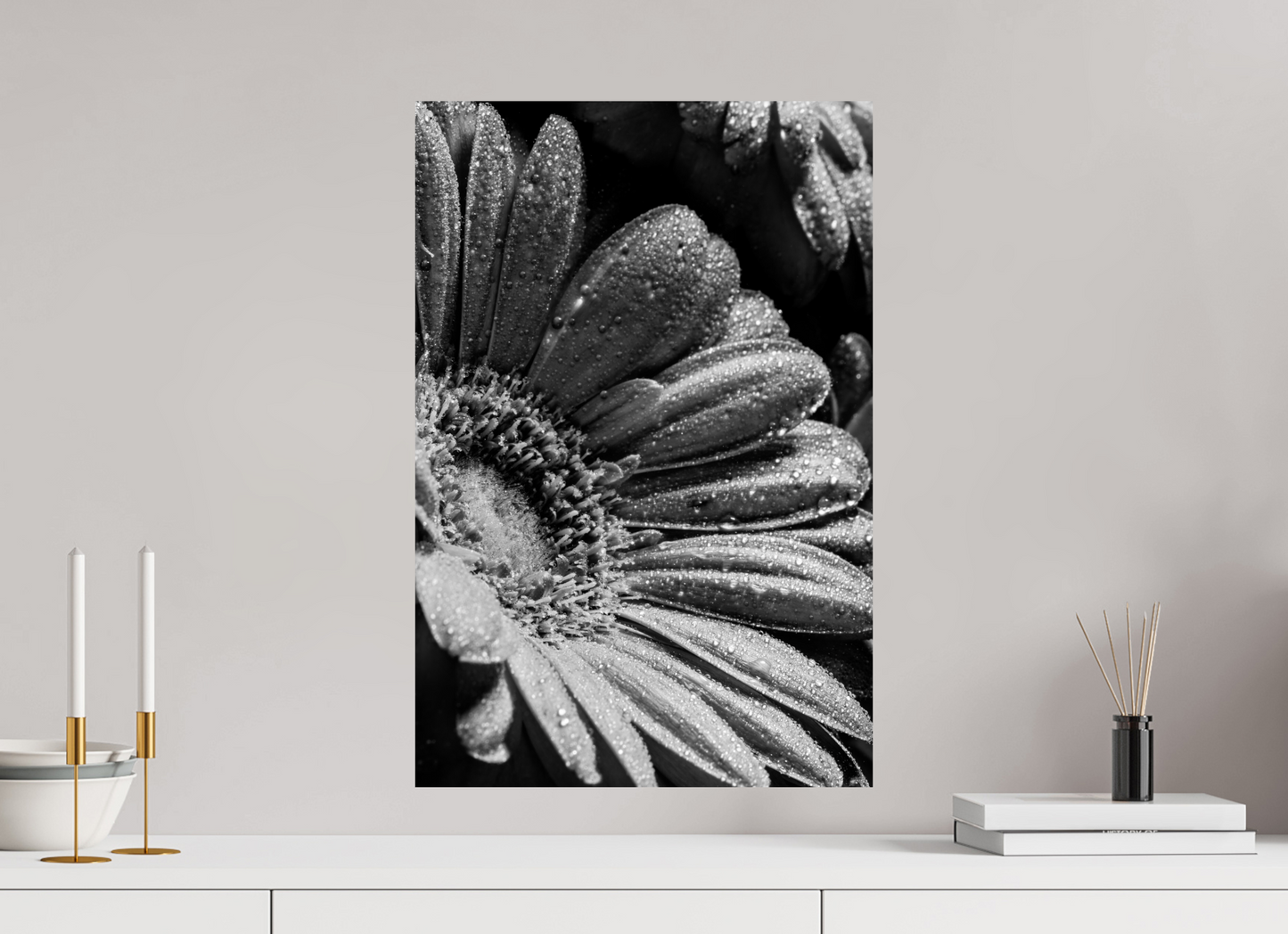 40 x 60 cm, ChromaLuxe HD Metal Print Gerbera_01