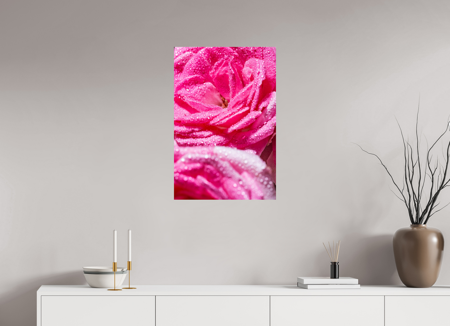 50 x 75 cm, ChromaLuxe HD Metal Print Rose_10