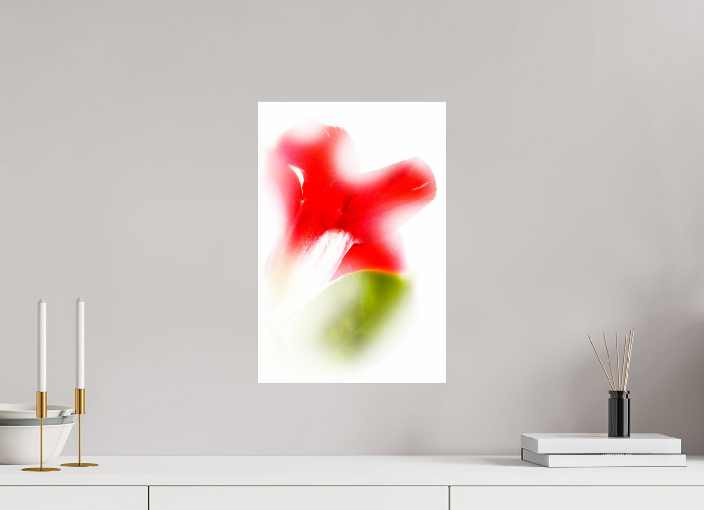 30 x 45 cm, Fine Art Print Baryta auf Alu-Dibond Abstract Green