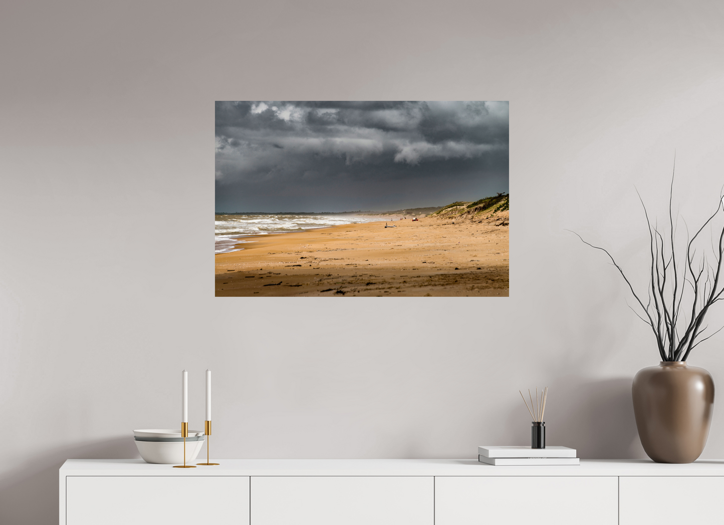 90 x 60 cm, Fine Art Print auf Alu-Dibond ohne Aufhang Trilha do Pescador - Conceição Da Barra - ES