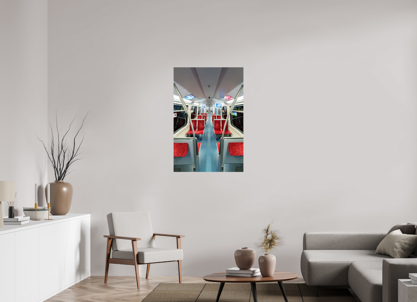 70 x 105 cm, Fine Art Print Metallic Edition HAM #1 Hamburg