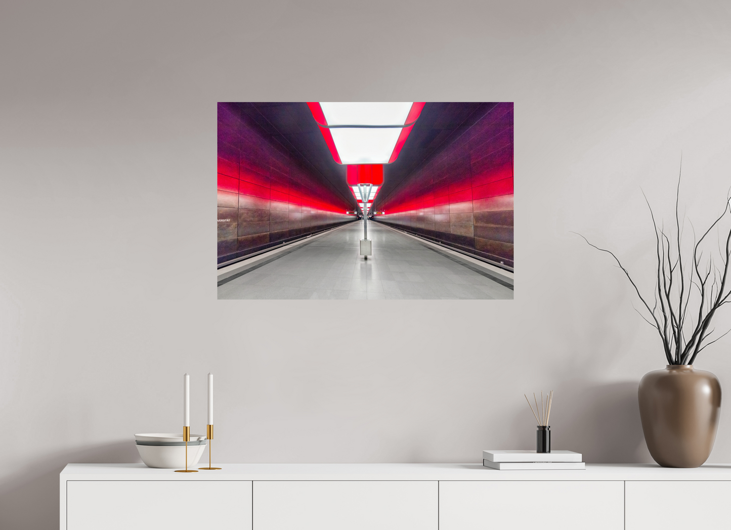 90 x 60 cm, Fine Art Print Metallic Edition Hafen City Universitaet_3 Hamburg