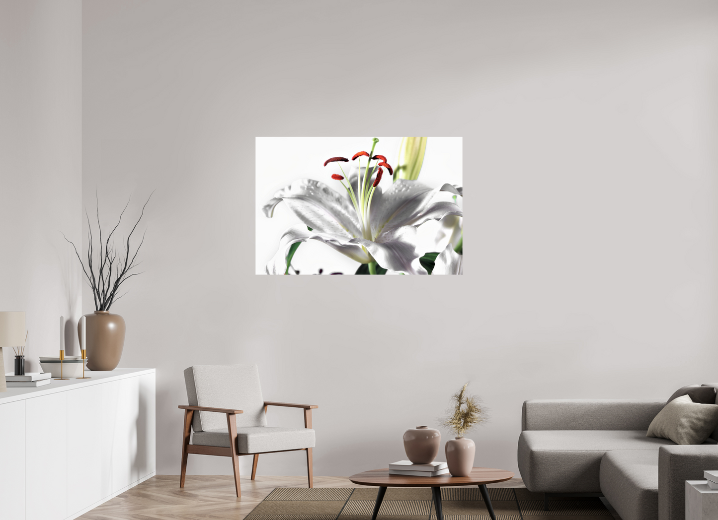 120 x 80 cm, Fine Art Print Baryta auf Alu-Dibond Lilie_06